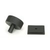 Matt Black Brompton Cabinet Knob - 38mm (Square)