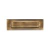 Heritage Brass Letterplate 10" x 3" Antique Brass finish