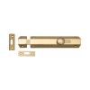 Heritage Brass Door Bolt Flat 6" Polished Brass finish