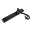 Black Monkeytail Slimline Lever Espag. Latch Set - LH