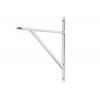 Polished Chrome Chalfont Shelf Bracket (260mm x 200mm)