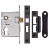 Euro Sash Lock 3" Matt Black Finish