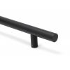 Matt Black SS (316) 0.6m T Bar Handle Secret Fix 32mm Ø