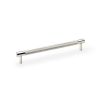 Alexander & Wilks - Brunel Knurled T-Bar Cupboard Handle - Polished Nickel - Centres 192mm