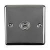 Eurolite Enhance Decorative 1 Gang Toggle Switch Black Nickel