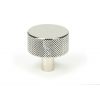 Polished Nickel Brompton Cabinet Knob - 32mm (No rose)