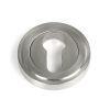 Satin Marine SS (316) Round Euro Escutcheon (Art Deco)