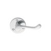 Victorian Scroll Lever On Round Rose  - Polished Chrome