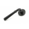 Black Hammered Newbury Lever on Rose Set (Art Deco Rose) - Unsprung