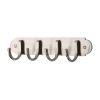 Heritage Brass Coat Hooks on Plate Satin Nickel Finish