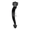 The Tudor Door Pull Handle 7" Black Iron