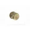 Old English Harrogate Solid Brass Mushroom Mortice Knob on Concealed Fix Rose - Antique Brass