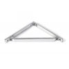 Polished Chrome Barton Shelf Bracket (150mm x 150mm)