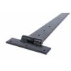 Black 22" Penny End T Hinge (pair)