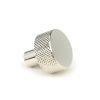 Polished Nickel Brompton Cabinet Knob - 25mm (No rose)