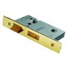 Bathroom Lock 64mm - Stainless Brass