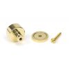 Polished Brass Kelso Cabinet Knob - 25mm (Plain)