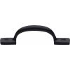 Heritage Brass Pull Handle Russell Design 102mm Matt Black finish