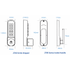 Borg BL2701 SC ECP - Easicode Pro, Hex Knob With Key Override (6 Pin Cylinder), Inside Paddle Handle Optional Holdback, Satin Chrome Finish