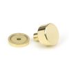 Polished Brass Kelso Cabinet Knob - 25mm (Plain)