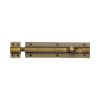 Heritage Brass Door Bolt Straight 6" x 1.5" Antique Brass Finish