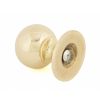 Polished Brass Ball Cabinet Knob 31mm