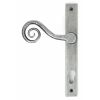 Pewter Monkeytail Slimline Lever Espag. Lock Set - RH