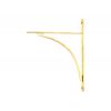 Polished Brass Apperley Shelf Bracket (314mm x 250mm)