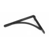 Black 10'' x 7'' Curved Shelf Bracket