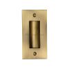 Flush Pull Handle 4" Antique Brass finish