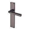 Heritage Brass Octave Lever Latch Door Handle on 200mm Plate Matt Bronze finish