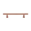 Heritage Brass Cabinet Pull T-Bar Design with 16mm Rose 160mm CTC Satin Rose Gold Finish