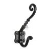 The Tudor Hat & Coat Hook Black Iron