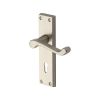 Project Hardware Door Handle Lever Lock Malvern Design Satin Nickel finish