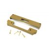 Satin Brass ½" Rebate Kit for Euro Dead Lock