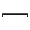 Heritage Brass Cabinet Pull Wide Metro Design 192mm CTC Matt Black Finish