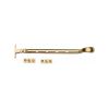 Heritage Brass Casement Window Stay Spoon Pattern 10" Satin Brass finish