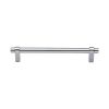 Heritage Brass Cabinet Pull Industrial Design 160mm CTC Polished Chrome Finish