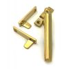 Polished Brass Night-Vent Locking Art Deco Fastener