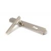 Polished Nickel Art Deco Slimline Lever Espag. Lock Set