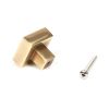 Aged Brass Albers Cabinet Knob - 30mm