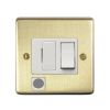 Eurolite Stainless Steel Switched Fuse Spur Satin Brass