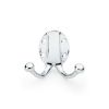 Alexander & Wilks - Traditional Double Robe Hook - Polished Chrome