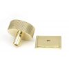 Polished Brass Brompton Cabinet Knob - 38mm (Square)