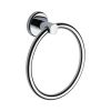 Oxford Wall Mounted Towel Ring, Towel Holder for Kitchen and Bathroom. Polished Chrome finish