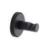 Oxford Wall Mounted Hook for Towels, Robes, Clothes and Coats. Black finish