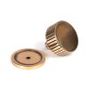 Polished Bronze Judd Cabinet Knob - 38mm (Plain)