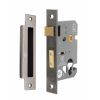 2.5" CE Euro Profile Mortice Sash Lock - Black Nickel