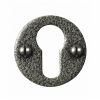 Round Euro Escutcheon - Forged Steel