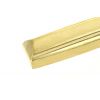 Polished Brass Locking Art Deco Fastener - LH